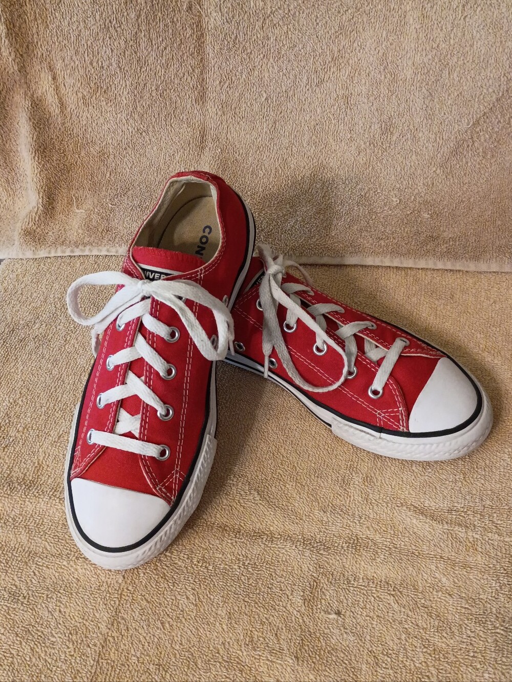 Red Converse All- Star Shoes